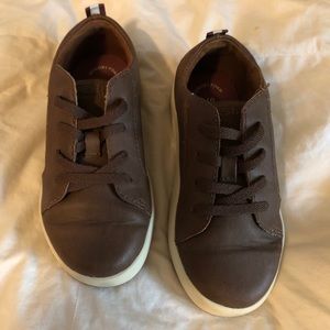 Boys Leather Tennis Shoes